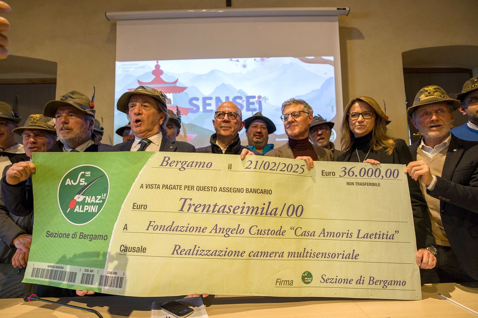 Gli Alpini di Bergamo. Dal Covid a Casa minori e famiglia Marina Lerma